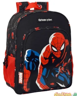 Mochila colegial spider-man 42 cm. adaptable carrito