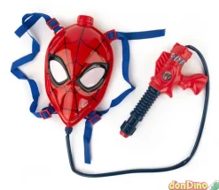 Mochila c/pistola agua spider-man