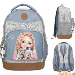 Mochila escolar cat love top model