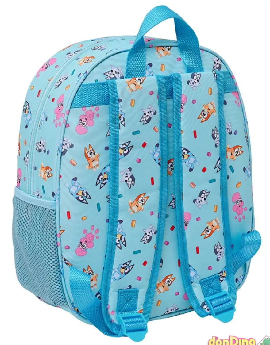 Mochila infantil 3d bluey