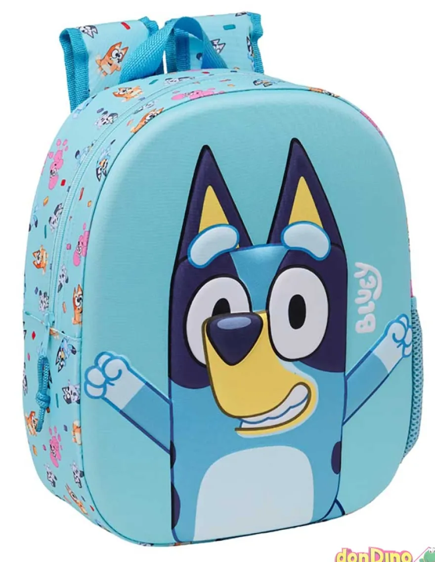 Mochila infantil 3d bluey