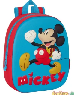 Mochila infantil 3d mickey mouse