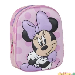 Mochila infantil 3d minnie