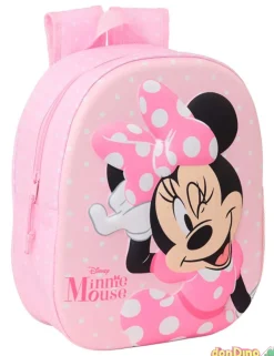 Mochila infantil 3d minnie mouse