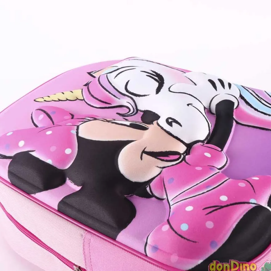 Mochila infantil 3d minnie unicorni