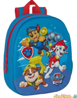 Mochila infantil 3d patrulla canina