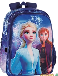 Mochila infantil frozen 35 cm. 2 cremalleras