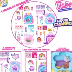 Mochila liquid charms real littles