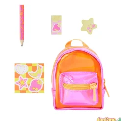 Mochila neon real littles