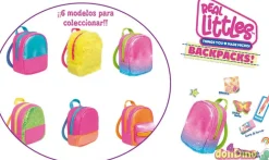 Mochila neon real littles
