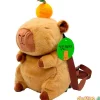 Mochila peluche happy capybara 30cm 100% poliester