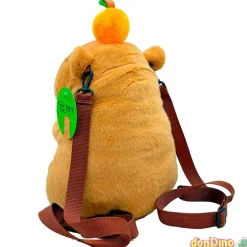 Mochila peluche happy capybara 30cm 100% poliester