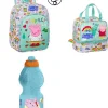 Mochila peppa pig c/portameriendas c/botella