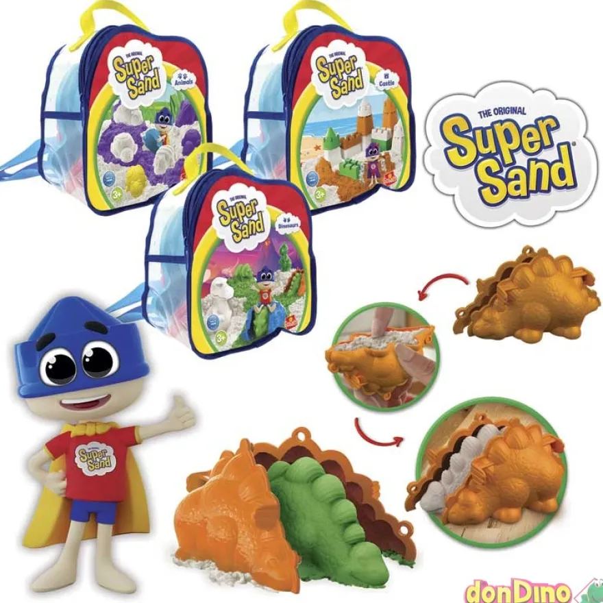 Mochila super sand arena + moldes 400 gr.