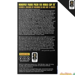 Monopoly panini prizm fifa world cup 26 - 6 sobre de 4 cartas
