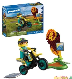 Moto todoterreno playmobil