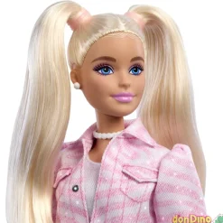 Muñeca barbie deluxe style chaqueta rosa