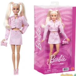 Muñeca barbie deluxe style chaqueta rosa