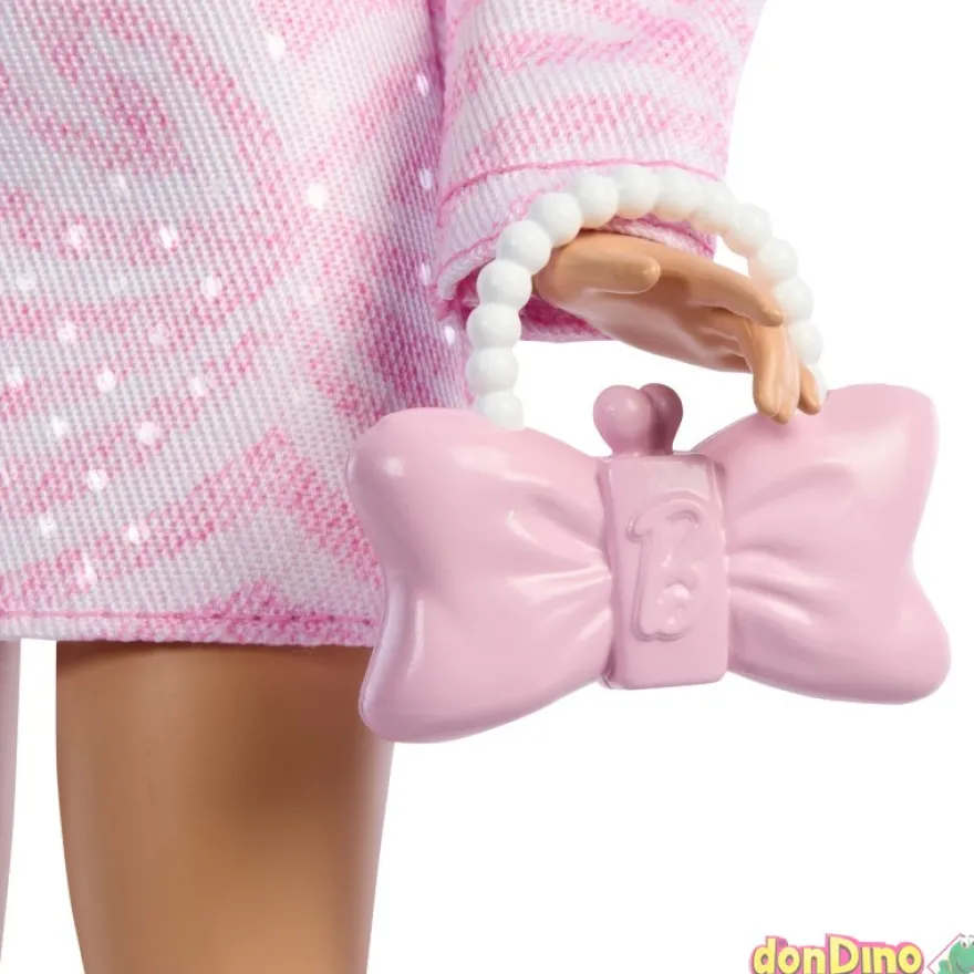 Muñeca barbie deluxe style chaqueta rosa