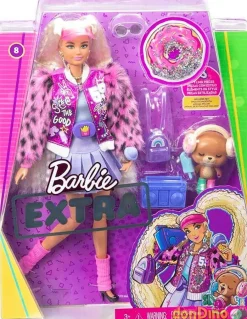 Muñeca barbie extra c/15 accesorios y mascota