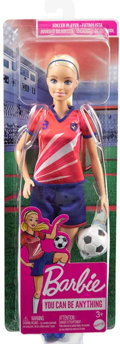 Muñeca barbie futbolista