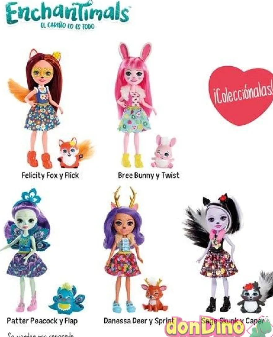 Muñeca enchantimals surtidas