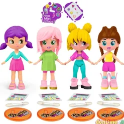 Muñeca girl pinypon top surtidas deco mini tattoos