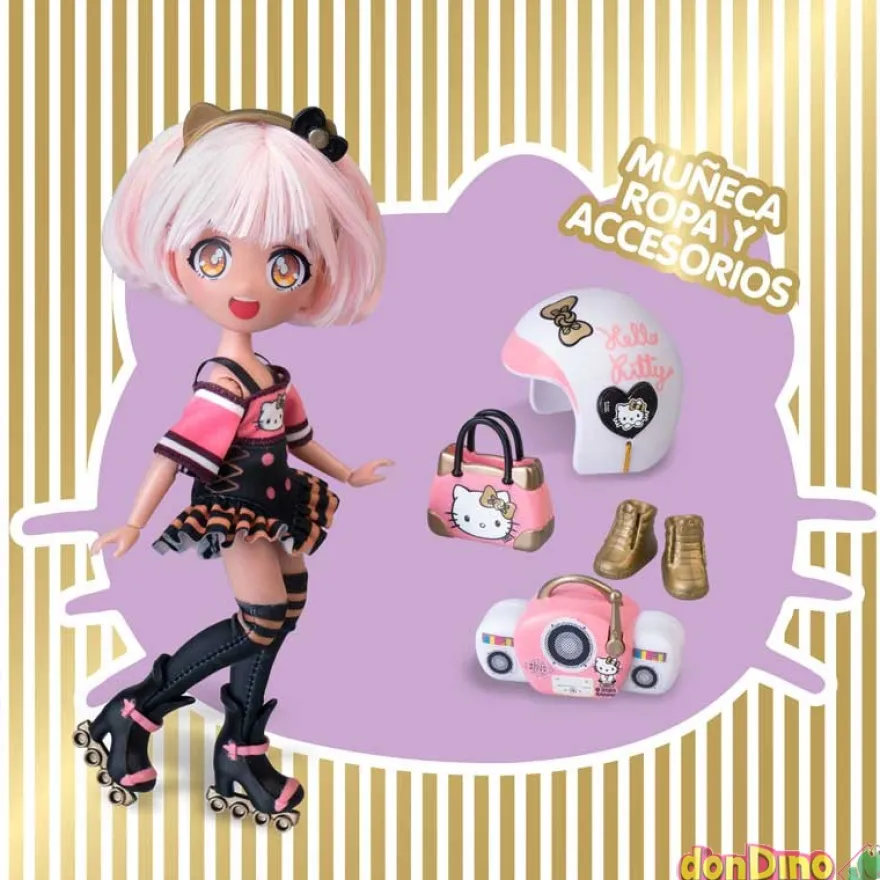 Muñeca hello kitty diva roller