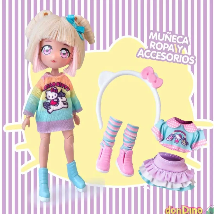 Muñeca hello kitty fashion unicorn