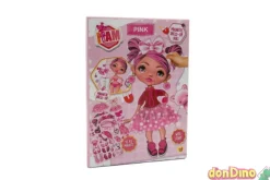 Muñeca magnetica c/vestidos y acces 50 pzas. magneticas - surtidas