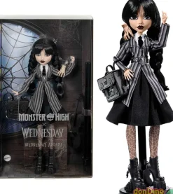 Muñeca miercoles addams monster high - uniforme de colegio