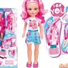 Muñeca nancy bubble gum c/chanclas de regalo