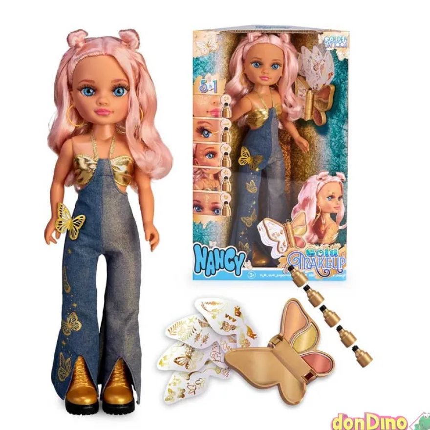 Muñeca nancy gold makeup