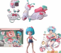 Muñeca pretty pink scooter hello ki hello kitty