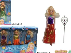 Muñeca princesa c/varita magica surtidos aleatorios