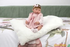 Muñeca reborn daniela 38 cm. c/acc. pelo especial