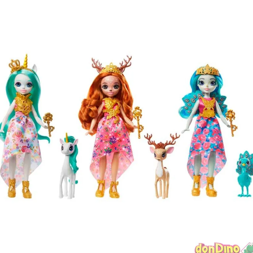 Muñeca royal enchantimals c/mascota