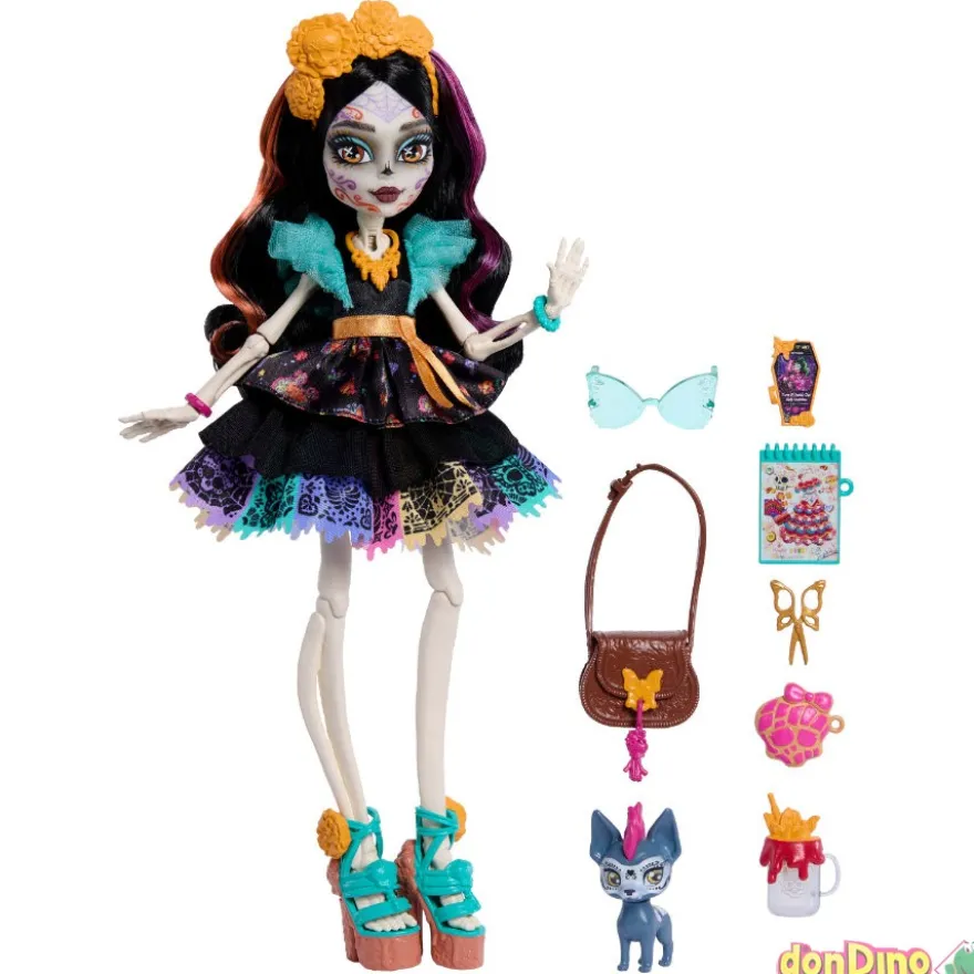 Muñeca skelita calaveras monster high