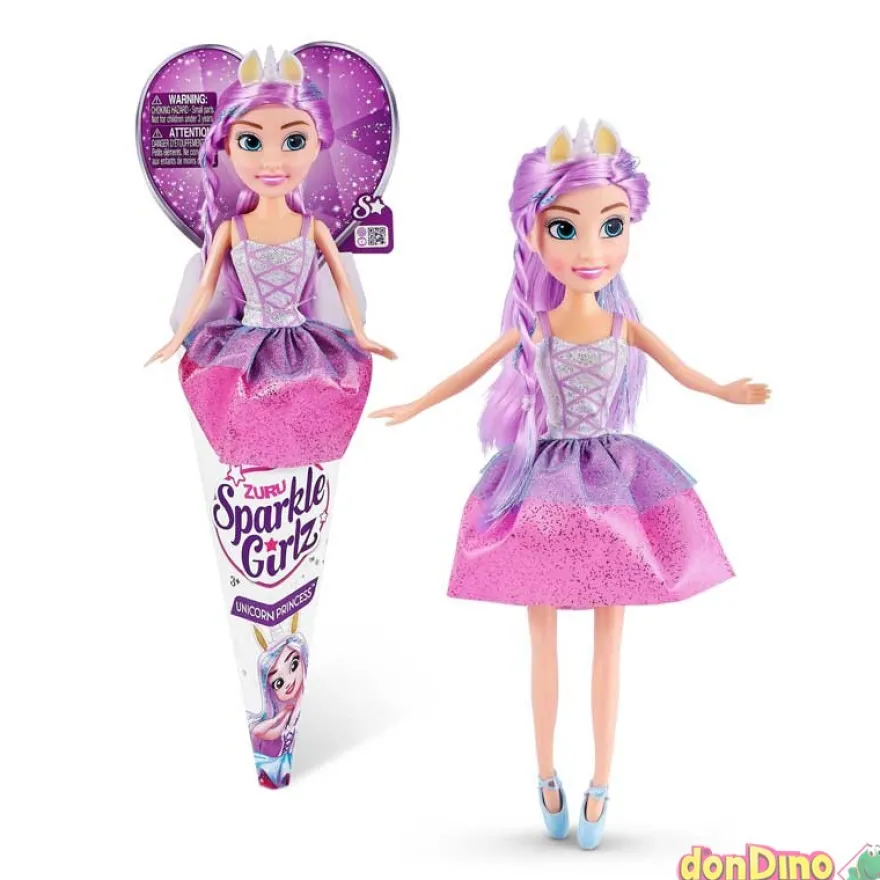 Muñeca sparkle girlz princesa unicornio surtidas