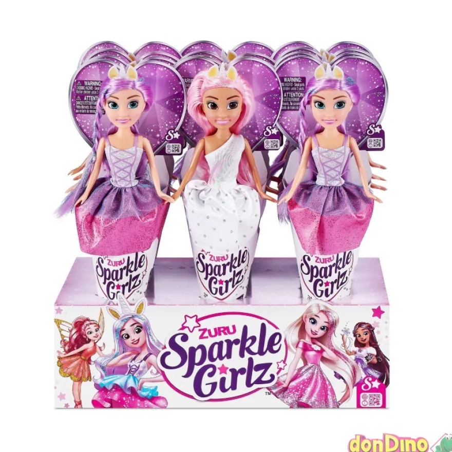 Muñeca sparkle girlz princesa unicornio surtidas