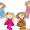 Muñeca trapo carol 40 cm. surtidas