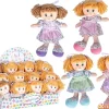 Muñeca trapo 30 cm. vestido flores surtidas