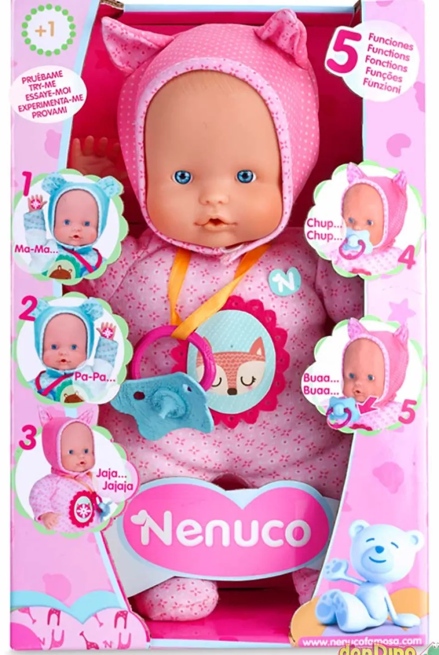 Muñeco nenuco blandito 5 funciones