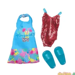 Nancy tropical con vestido y bañador