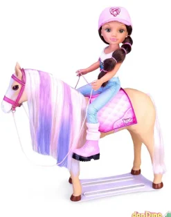 Nancy un dia con su caballo