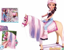 Nancy un dia con su caballo
