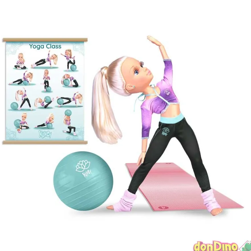 Nancy yoga class c/poster