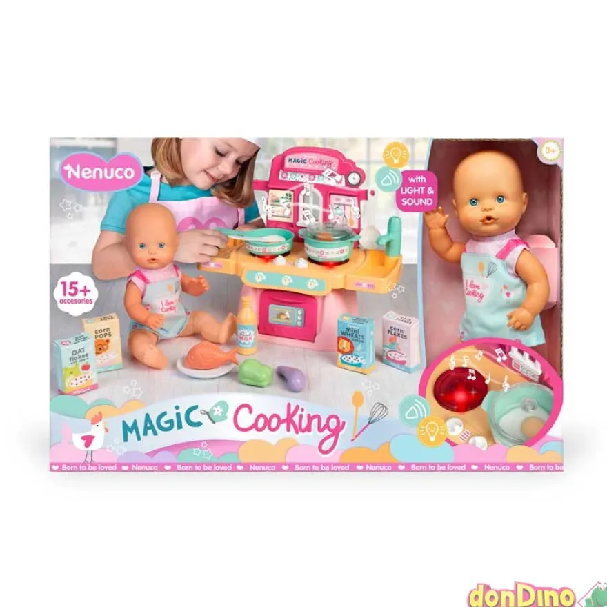 Nenuco cocinita magica luz y sonido - 15 accesorios