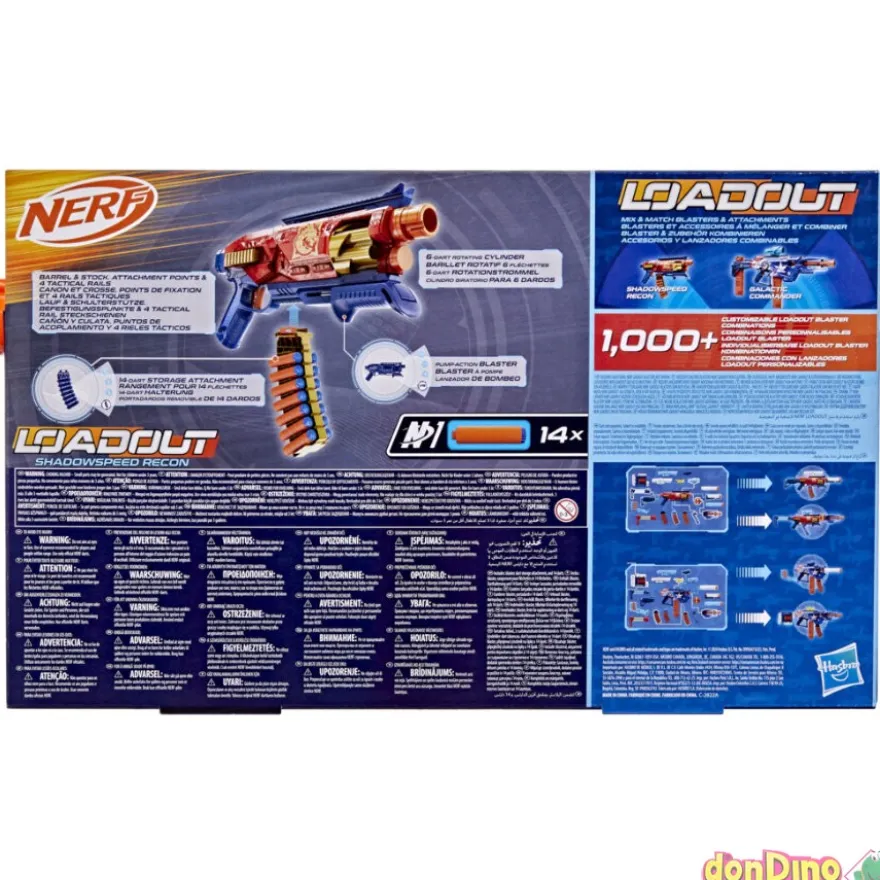 Nerf loadout shadowspeed recon 14 dardos