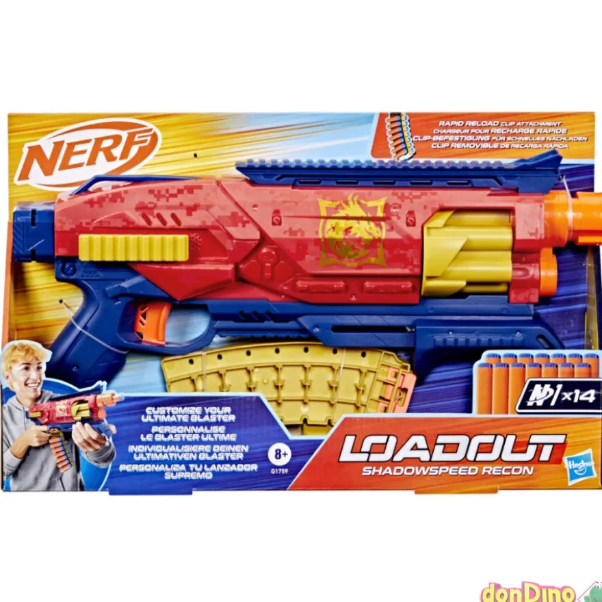 Nerf loadout shadowspeed recon 14 dardos
